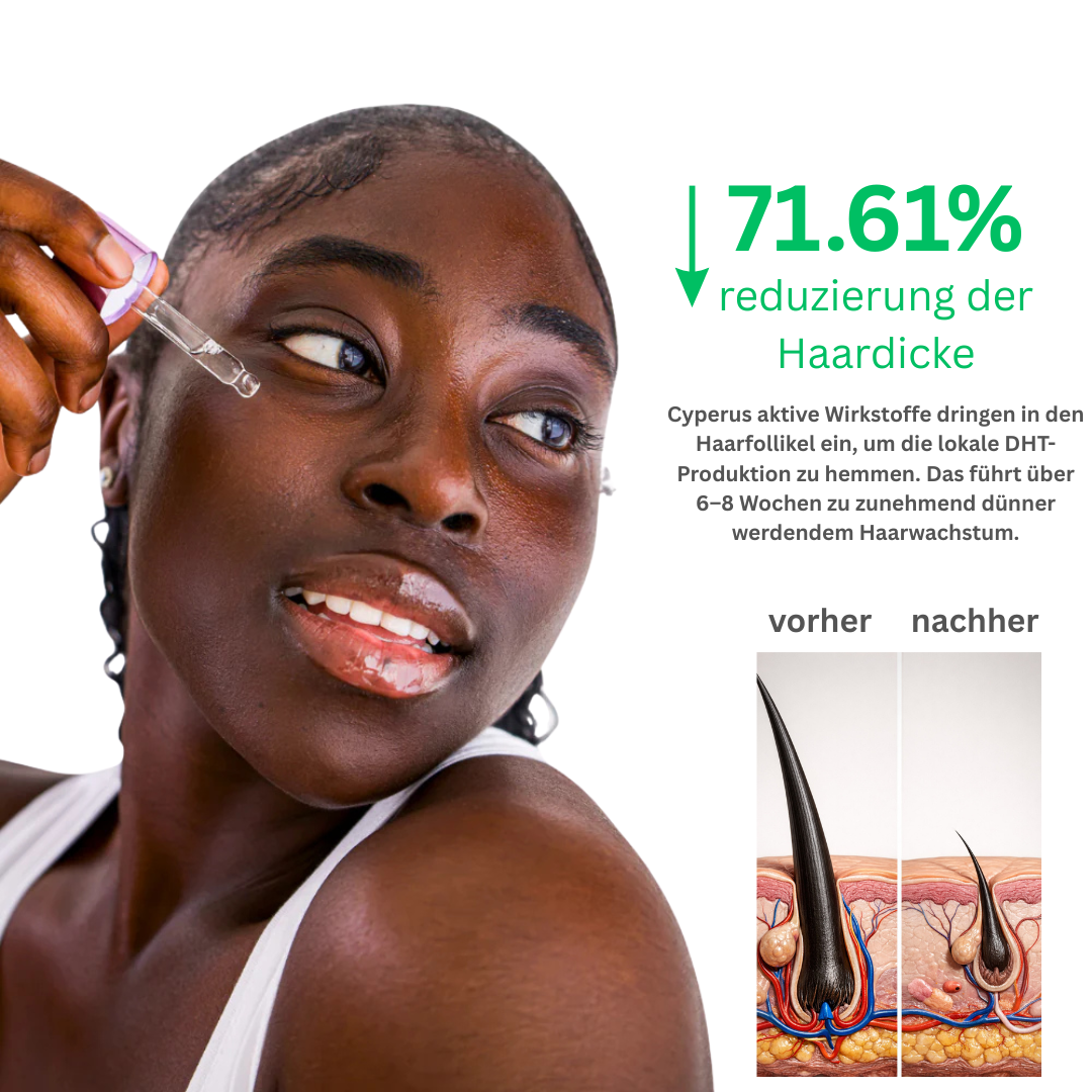Cyperus Rotundus haarfrei Serum